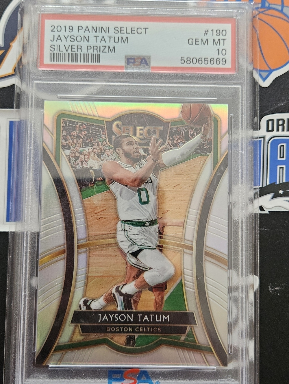 Panini Select Jayson Tatum Silver Prizm Green White